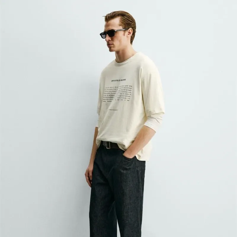 Pullover texto invisible shades