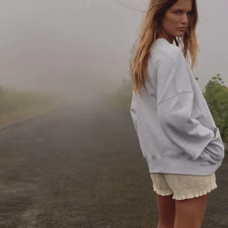 Sudadera efecto lavado 