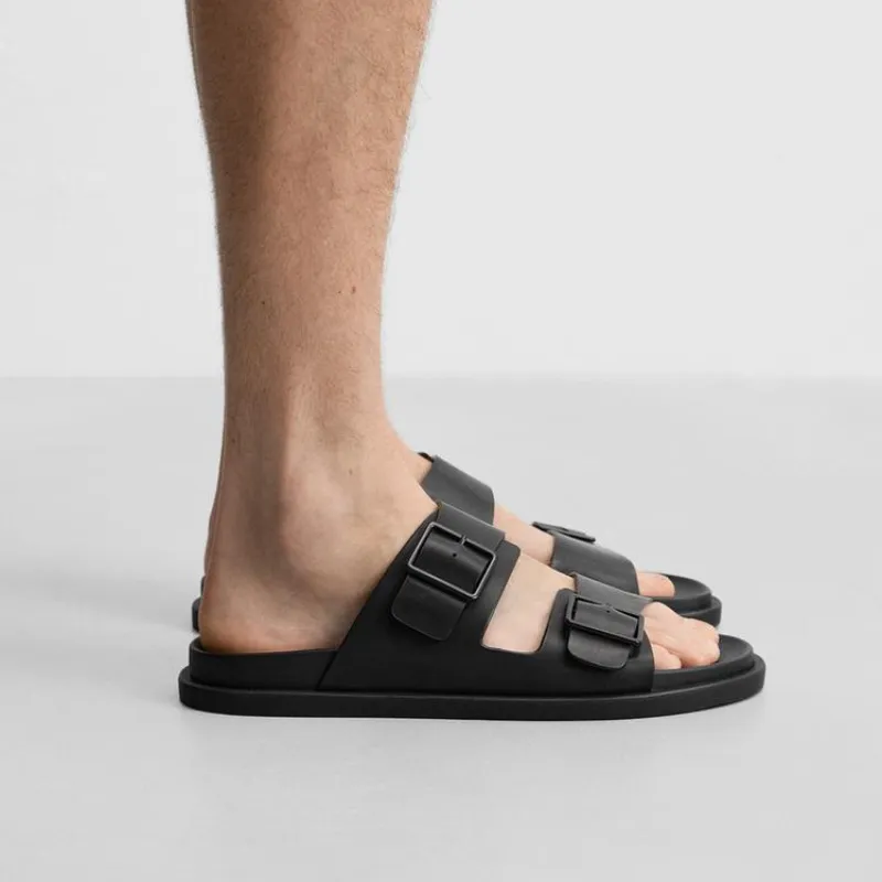 Sandalias de doble hebilla 