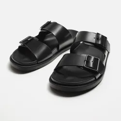 Sandalias de doble hebilla 