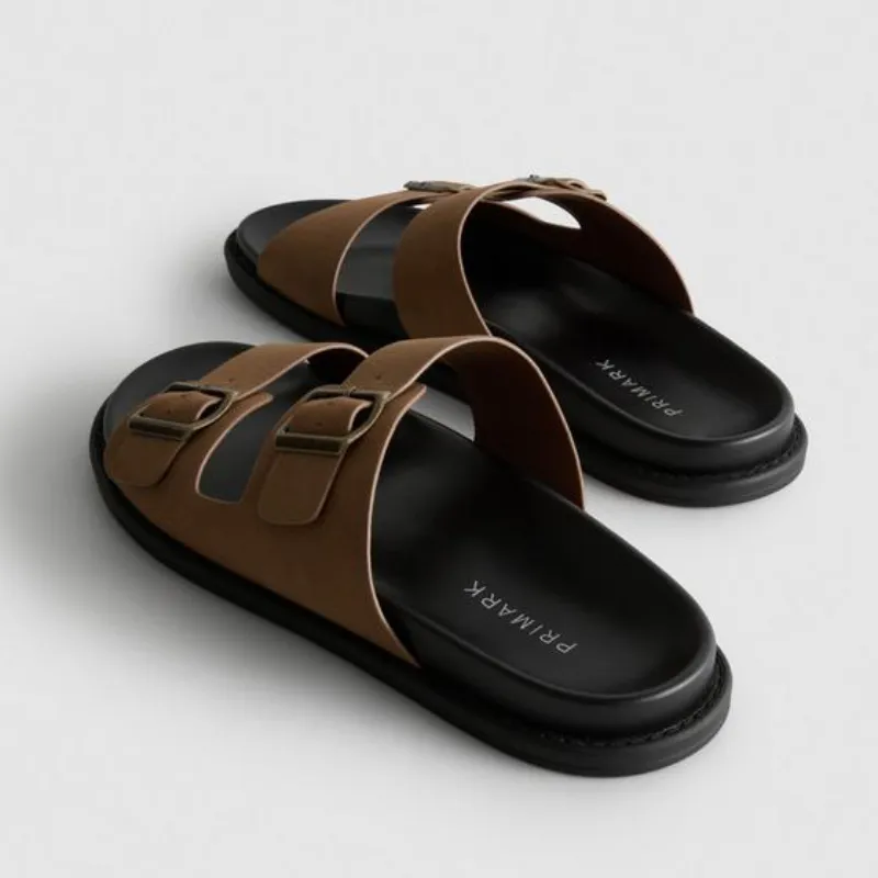 Sandalias doble hebilla