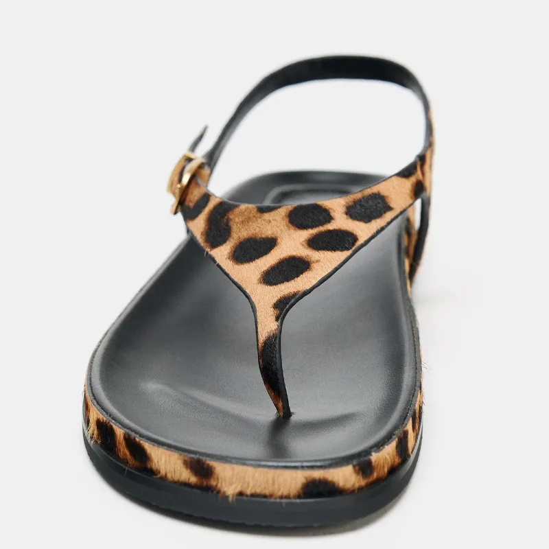 Sandalias Pelo Animal Print
