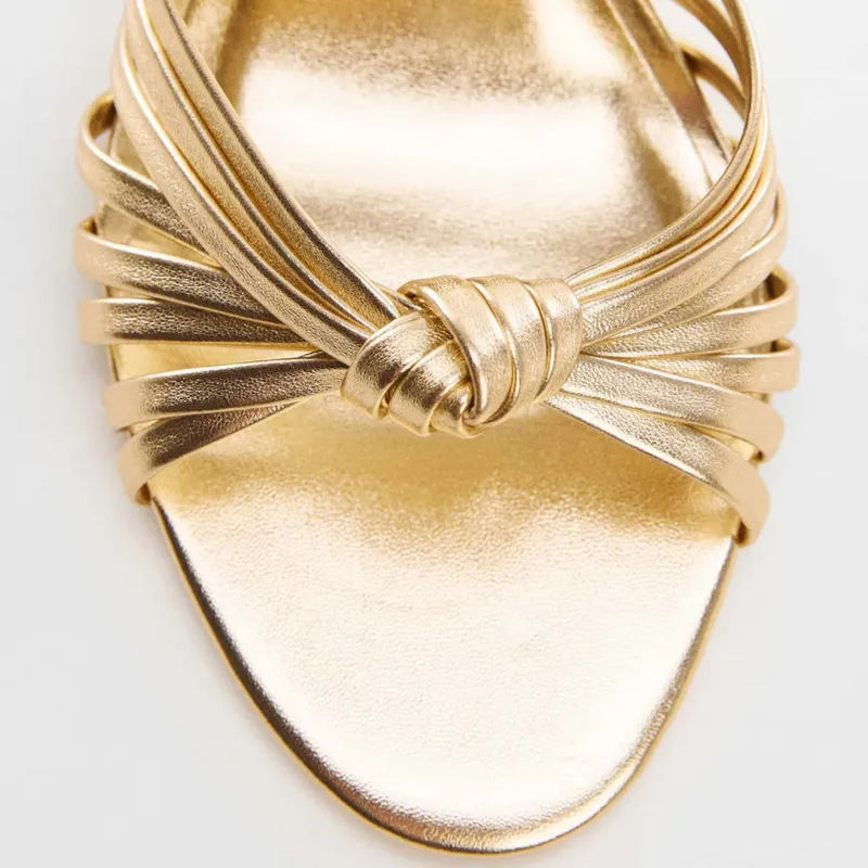 Sandalias Tacón Nudo