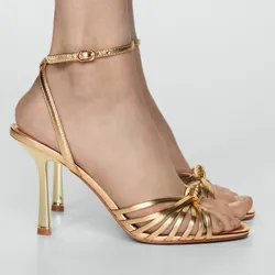 Sandalias Tacón Nudo