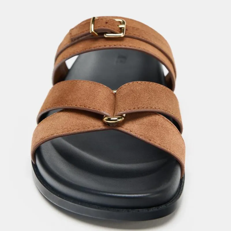 Sandalias tiras cruzadas