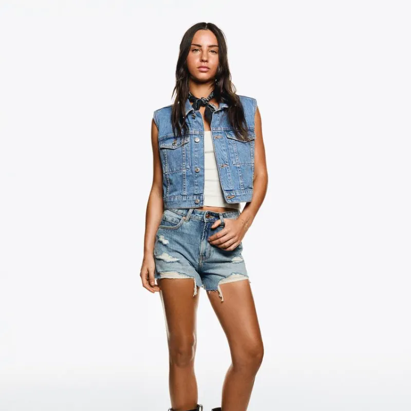 Short Denim rotos