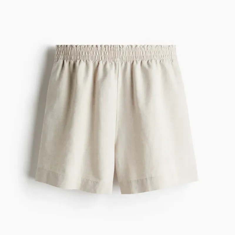 Short Lino Bolsillos