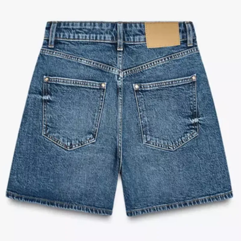Short Mom Fit Tiro Alto