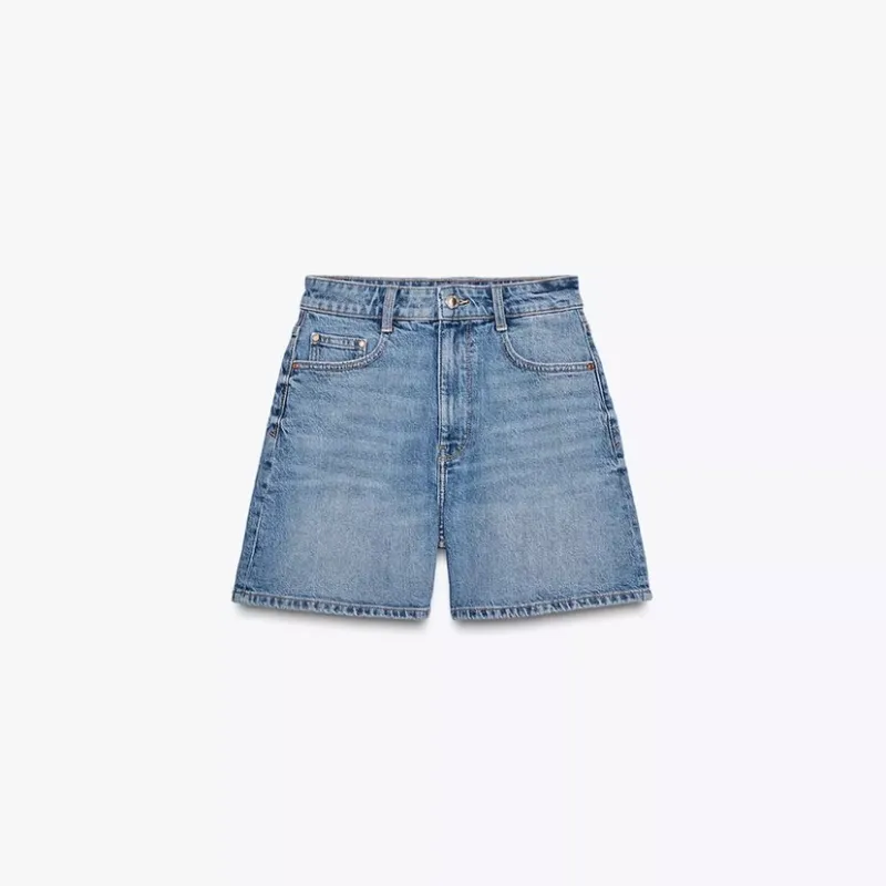 Short mom fit tiro alto 