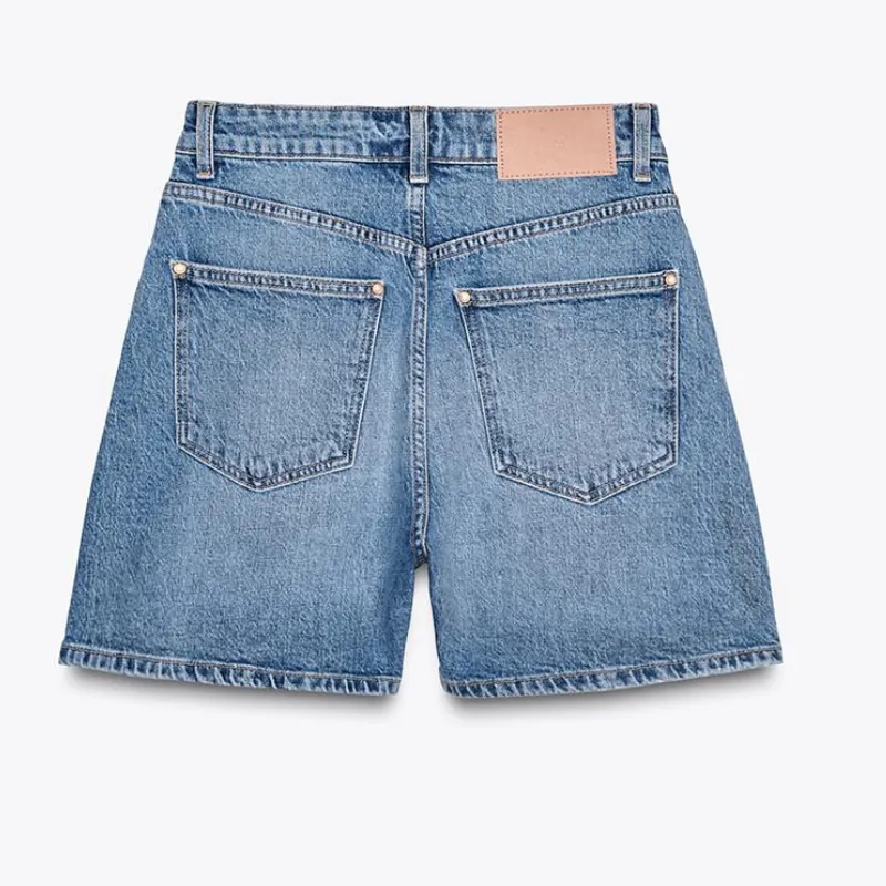 Short Mom Fit Tiro Alto