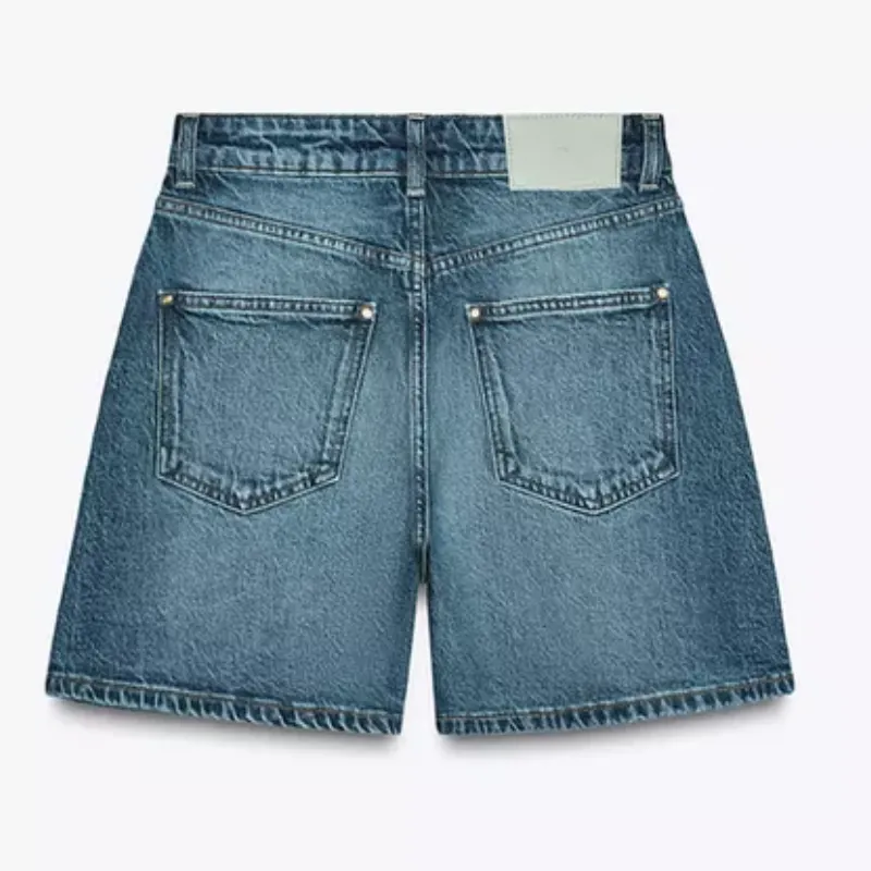 Short Mom Fit Tiro Alto