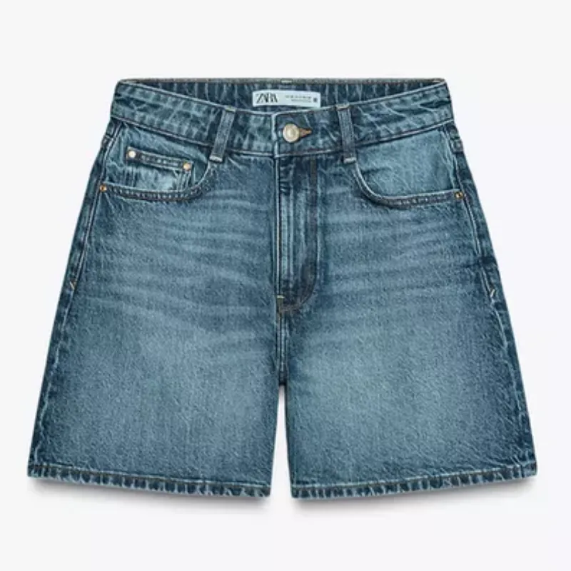 Short Mom Fit Tiro Alto