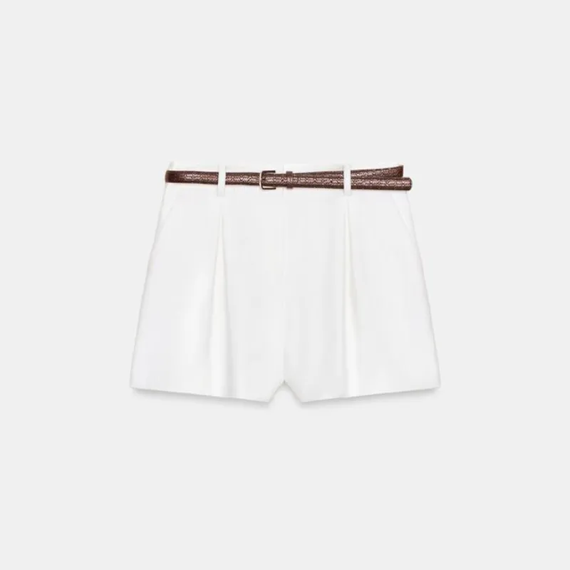 Short pinzas cinturón