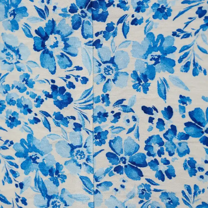 Short recto estampado floral 