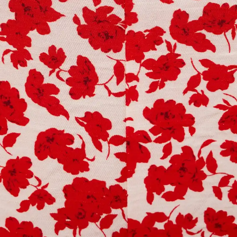 Short recto estampado floral