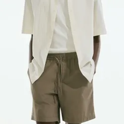 Short Regular fit en lona