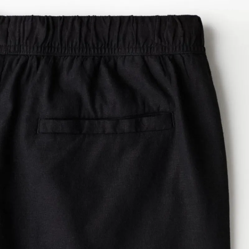 Short relaxed fit en mezcla de lino