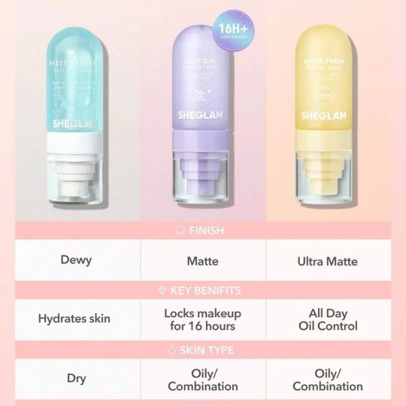 Spray fijador maquillaje 
