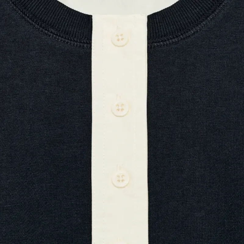 Sudadera Crop Cuello Panadero