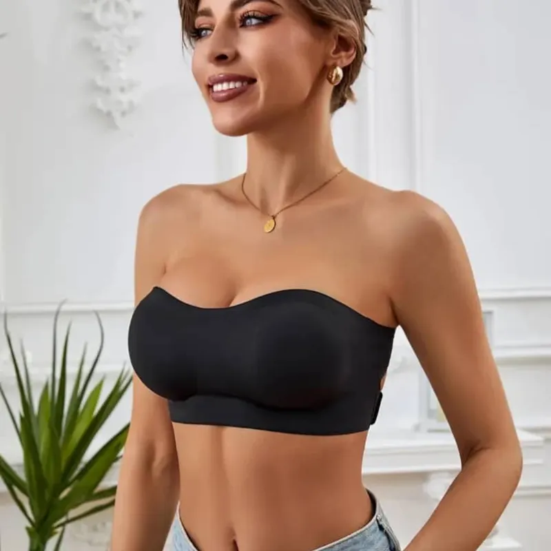 Sujetador sin Tirantes Espalda Cruzada