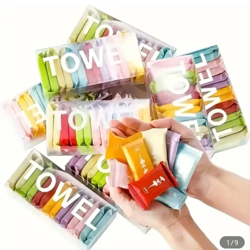 Toallas Comprimidas de Cartera