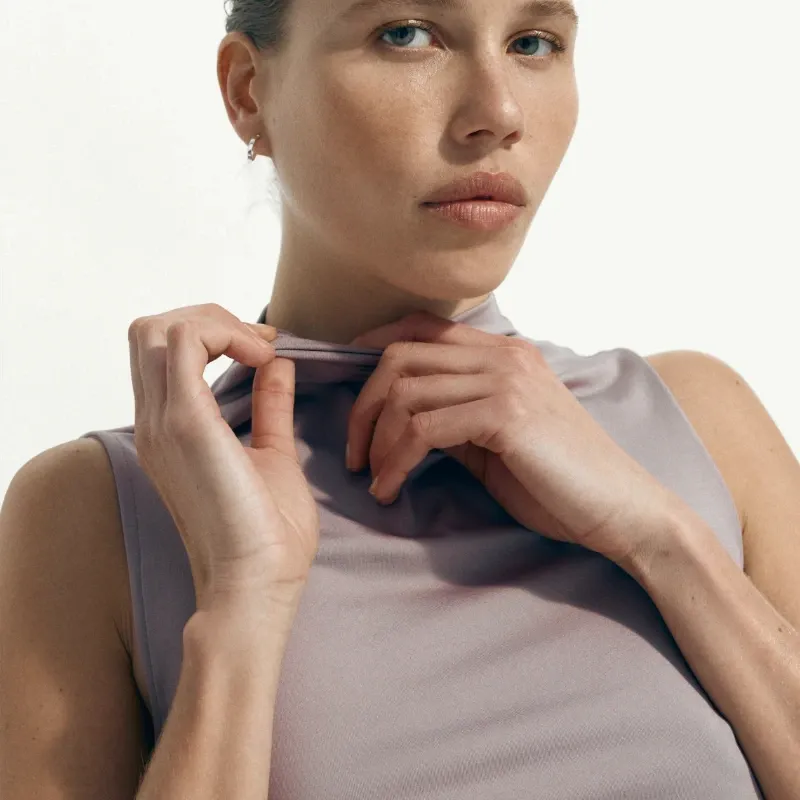 Top cuello microfibra