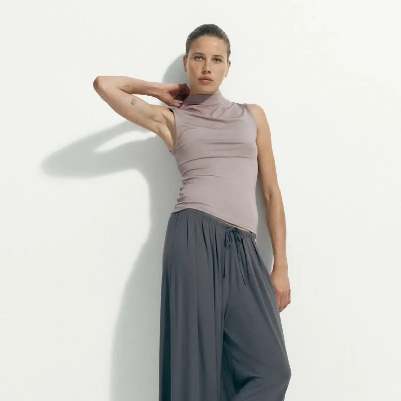 Top cuello microfibra