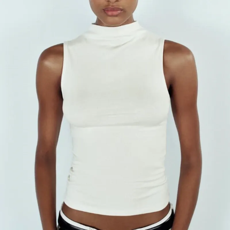 Top de Cuello Perkins Sin Mangas