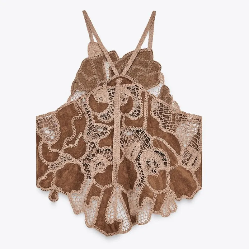 Top Efecto Ante Crochet