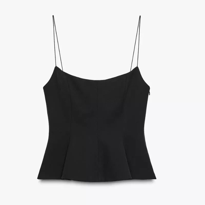 Top Elástico Peplum