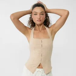 Top halter aberturas