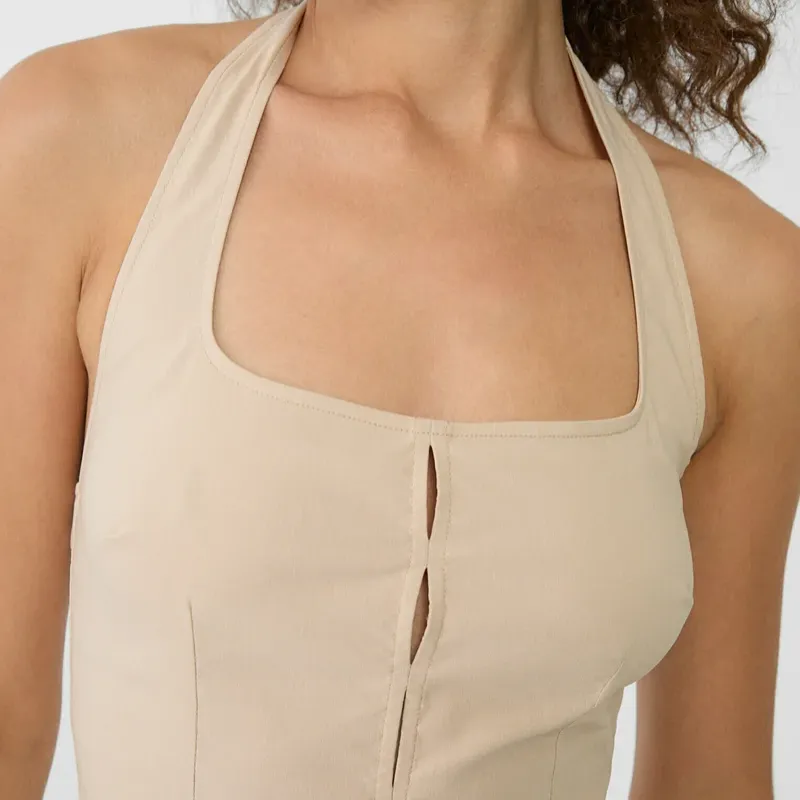 Top halter aberturas