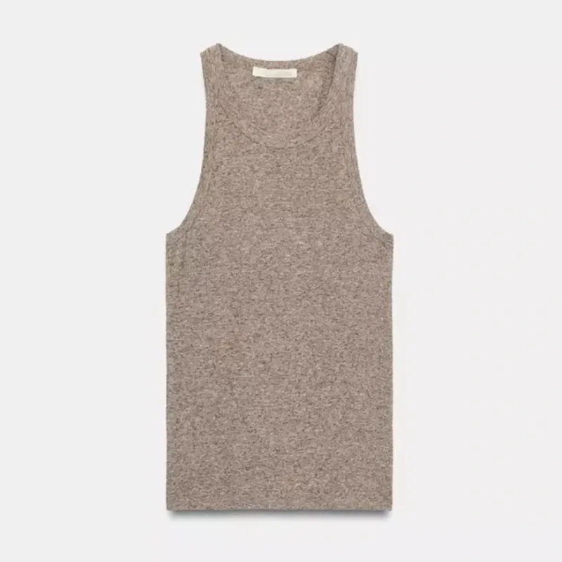 Top Halter Con Lino