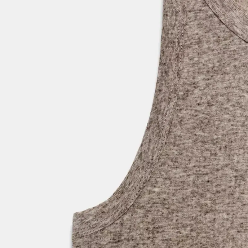 Top Halter Con Lino