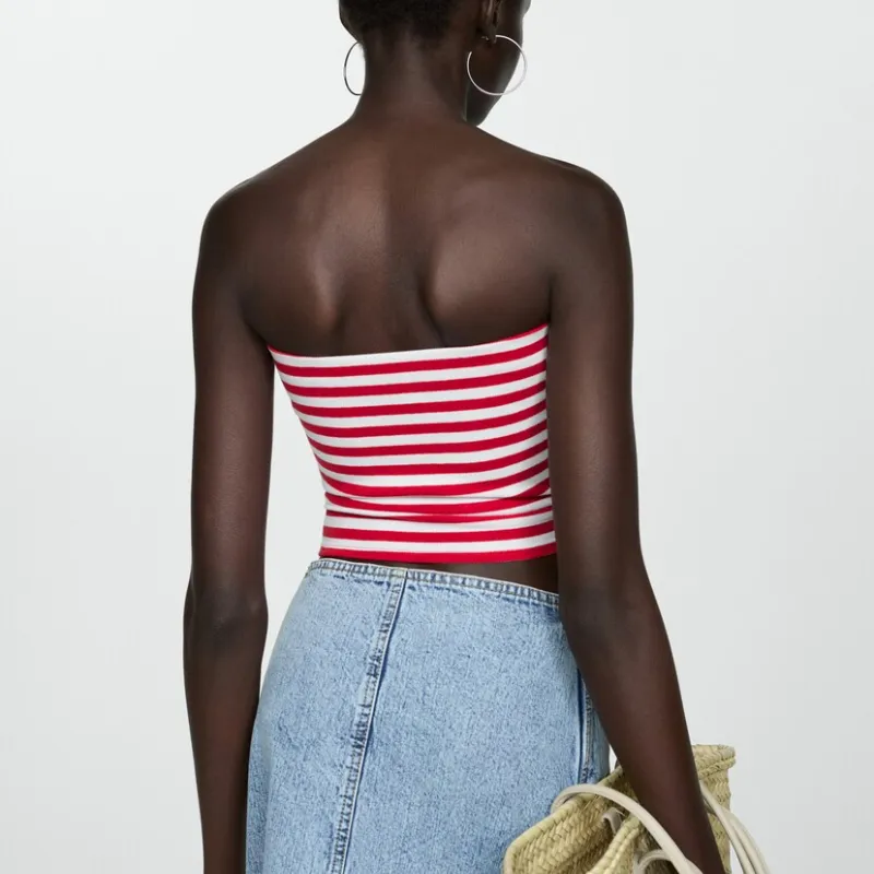 Top rayas algodón 