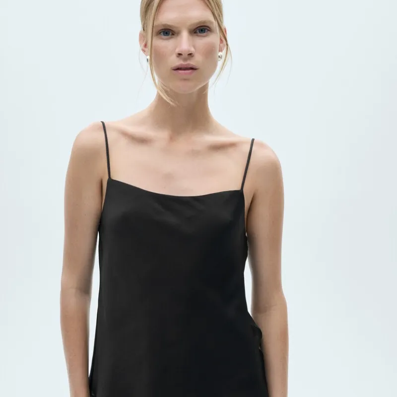 TOP SATINADO TIRANTES FINOS