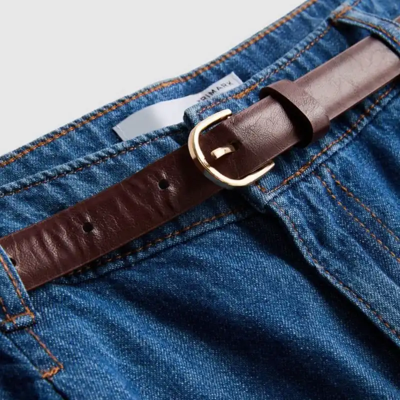 Vaqueros Culotte Cinturón