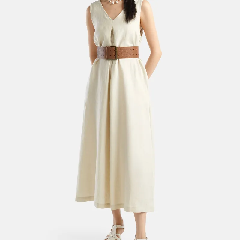 Vestido 100% Lino