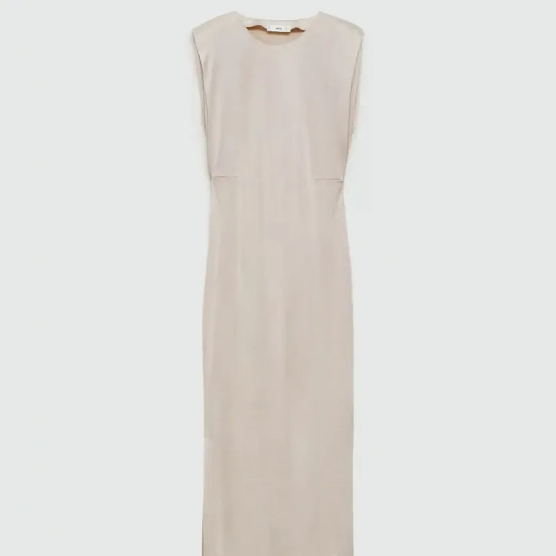 Vestido Abertura Punto Fino