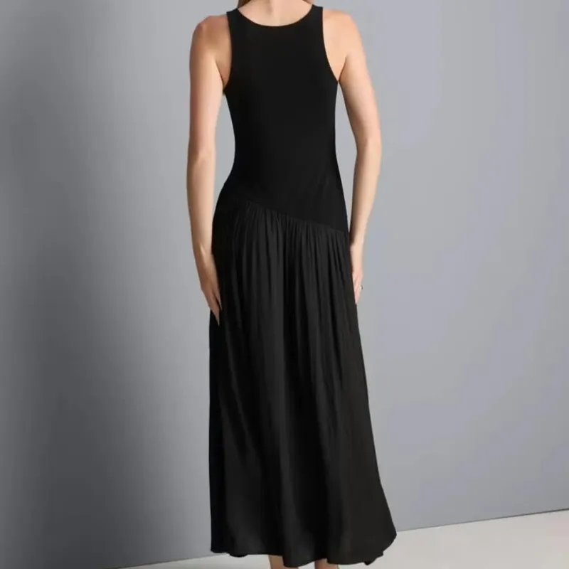 Vestido Asimétrico Combinado