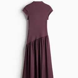 Vestido Asimétrico Combinado