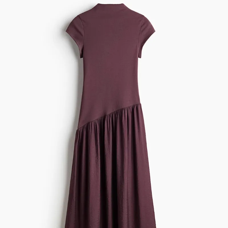 Vestido Asimétrico Combinado
