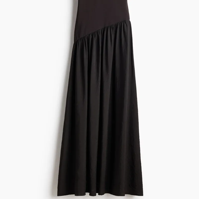 Vestido Asimétrico Combinado
