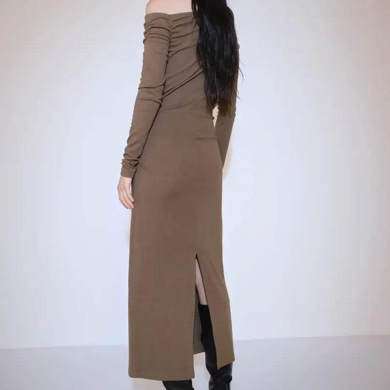 Vestido Asimétrico Frunces