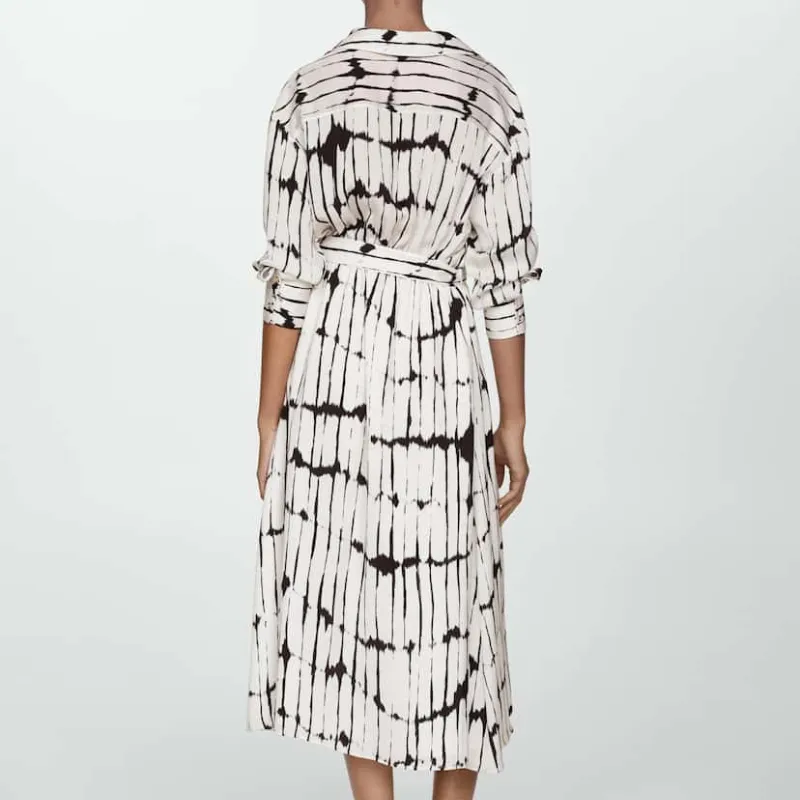 VESTIDO CAMISERO ESTAMPADO