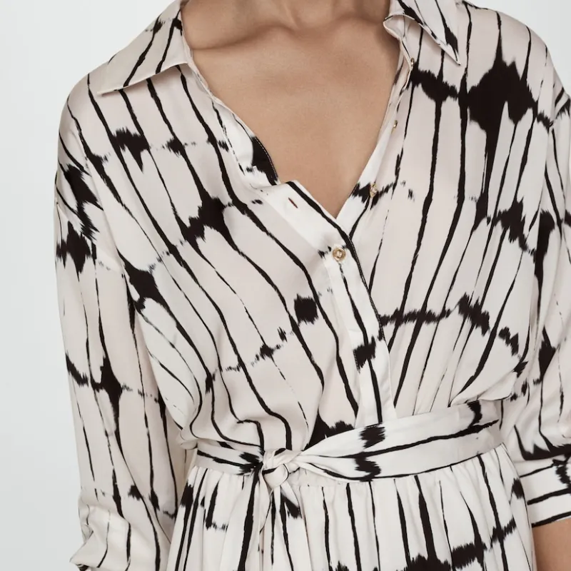 VESTIDO CAMISERO ESTAMPADO