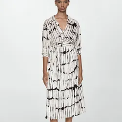 VESTIDO CAMISERO ESTAMPADO