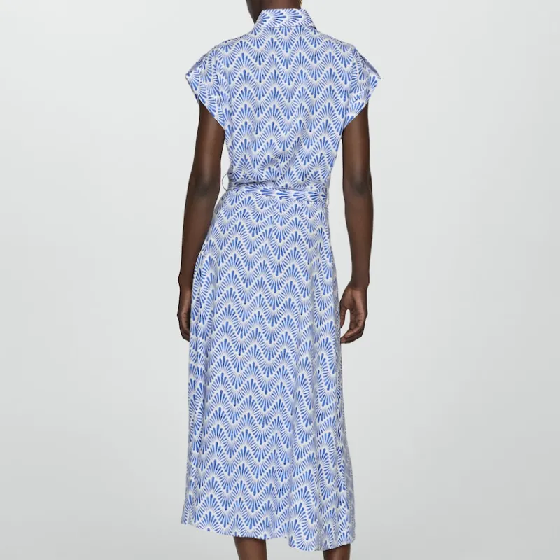 Vestido Camisero Lazo