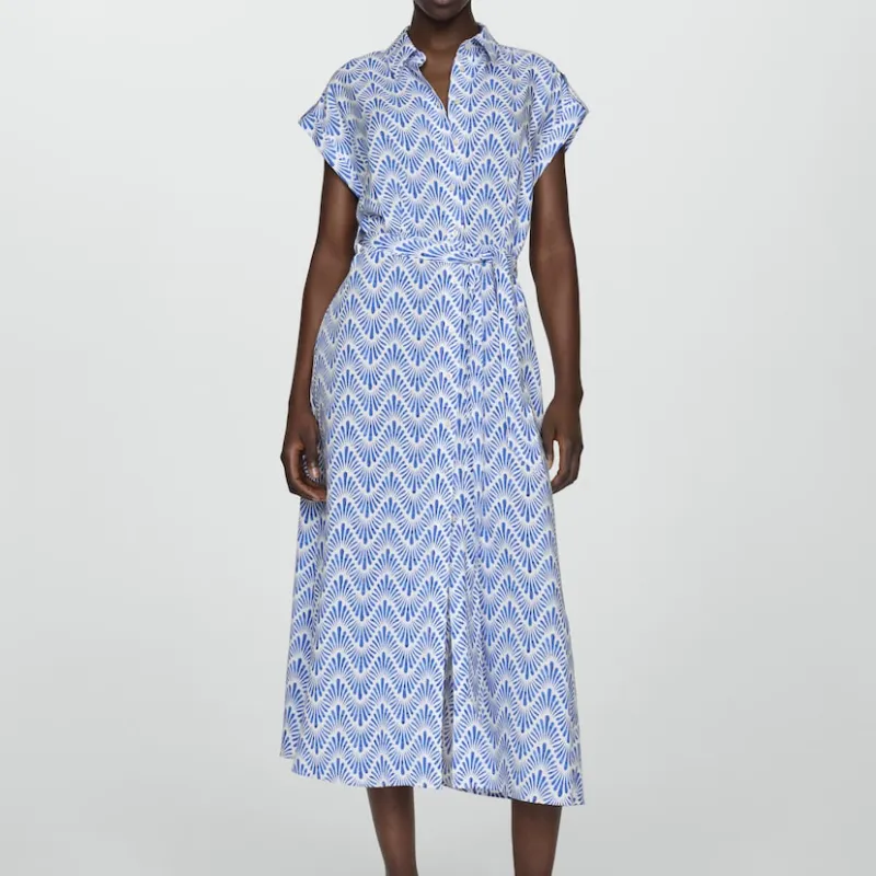 Vestido Camisero Lazo