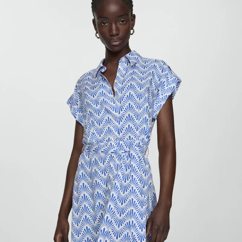 Vestido Camisero Lazo